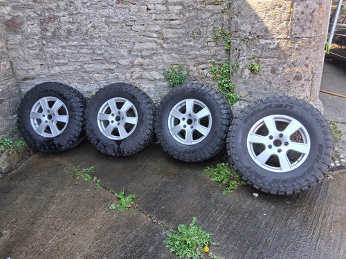 Mercedes Gwagon W463 W460 Alutec Energy NRG 78 17x8 et 48 Alloy Wheels 285/70