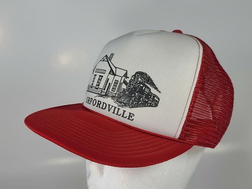 Orfordville Wisconsin Ferrocarril Depósito Gorra Gorra Sombrero Ganador - Imagen 4 de 10