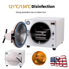 18L Dental Autoclave Steam Sterilizer Medical Sterilization Disinfection Tank