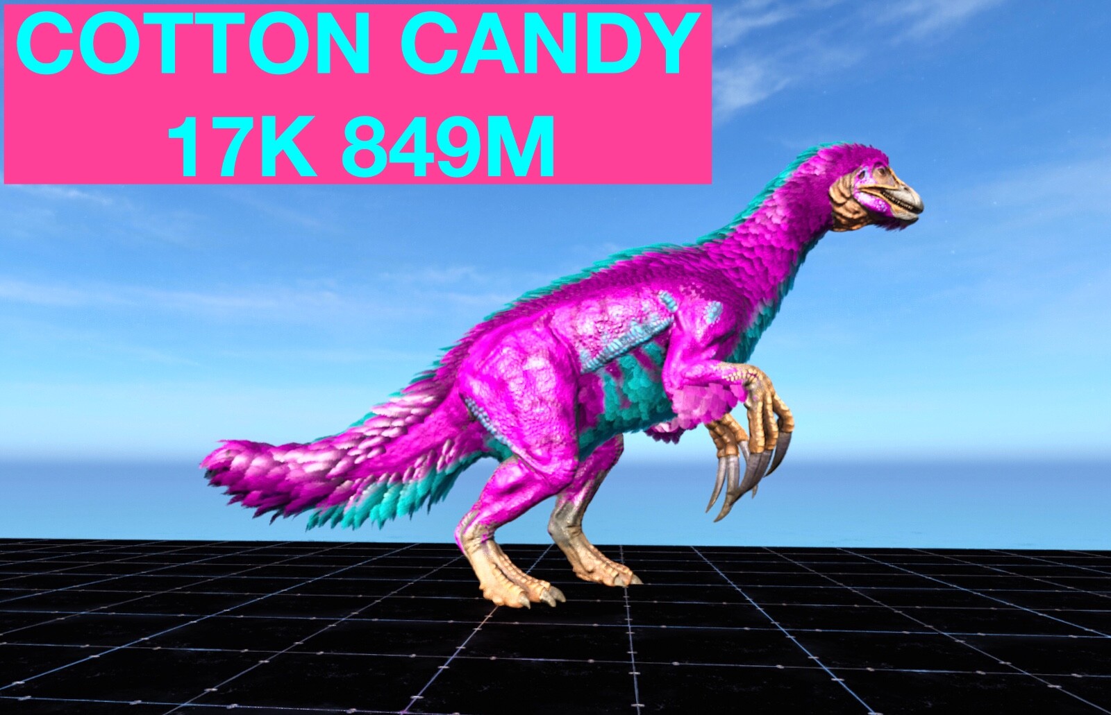 CC 17.5k 849m ESTADÍSTICAS SUPERIORES Therizinosaurus Arca Masculina Supervivencia Ascendida PVE Theri