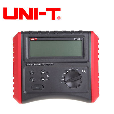 UNI-T DIGITAL RCD ELCB TESTER 240v CIRCUIT BREAKER UT585 trip time current AU