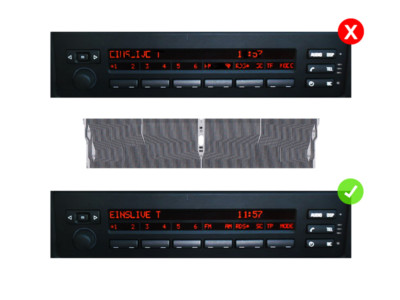 Letronix Fits BMW E38 E39 E53 Radio Display Pixel Repair Contact Film 