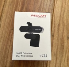 Foscam W21 Home Security USB Web Camera 1080P / 30FPS - BLACK 2020 - EUC