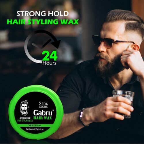ST.bir for men Gabru Matte Effect Hair Wax 75gm pack of 6 STRONG HOLD - Picture 4 of 9