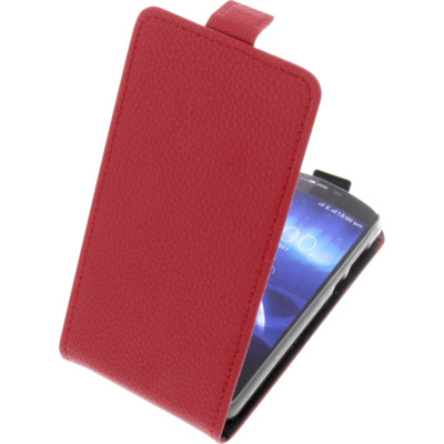 Tasche für Leagoo Kiicaa Power FlipStyle Handytasche Schutz Hülle Flip Case Rot