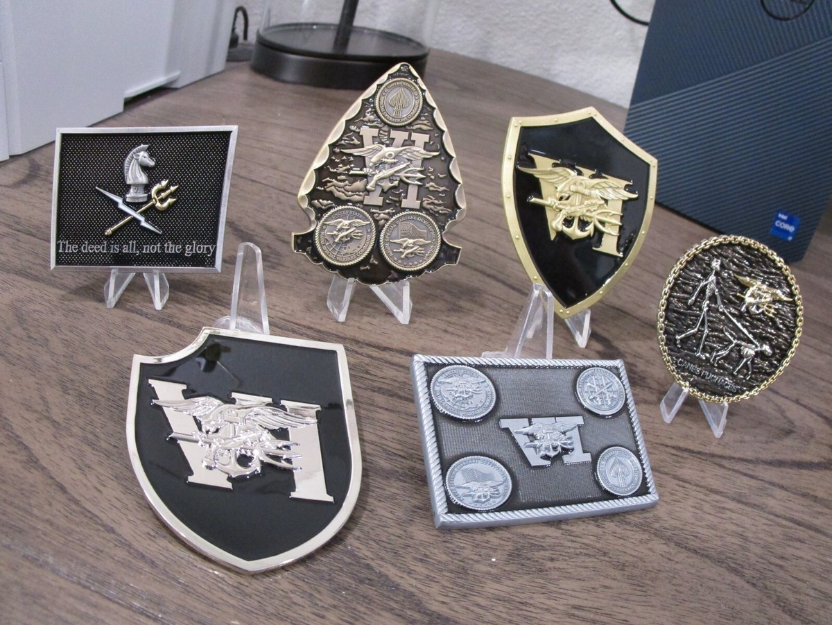 ネイビーシールズ　SEALS コイン US NAVY SEALS Challenge Coin Set-10 LOT All US Navy Seal