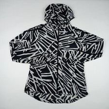NIKE Zip Up Hooded Windbreaker Jacket Unlined Lightweight Women's Size Small