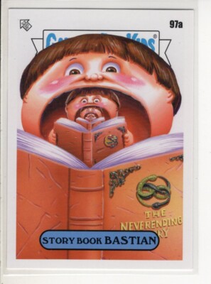 STORY BOOK BASTIAN TOPPS GARBAGE PAIL KIDS CARD BOOKWORMS SERIES #97A EX