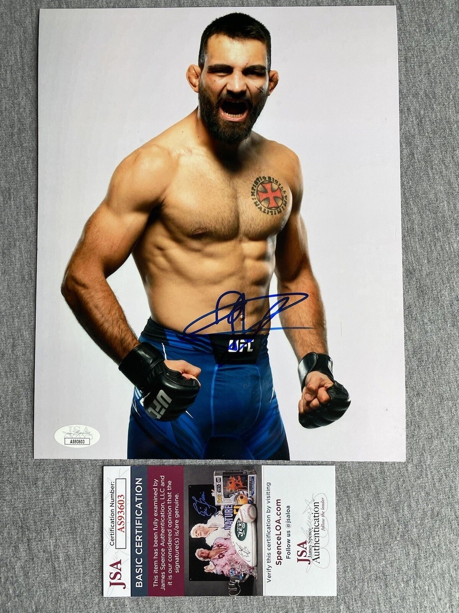 BENOIT SAINT DENIS AUTOGRAPH 8x10 PORTRAIT PHOTO UFC/MMA JSA
