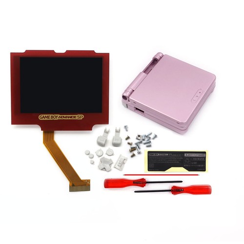 Red lens-- Easy Drop In Pre-Laminated V5 720x480 Retro Pixel LCD+Case For GBA SP - Picture 38 of 66