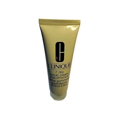 NEW Clinique 7 day Scrub Cream Rinse-off Formula 3.4 fl oz/100ml Full Size