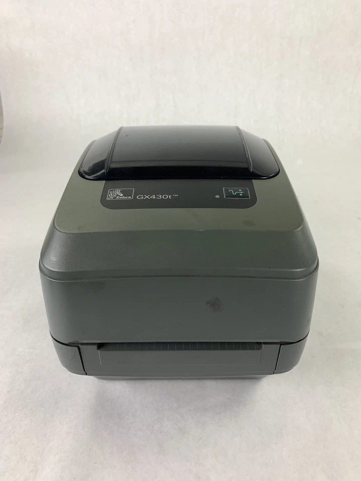Zebra GX430t Barcode Printer Thermal Label USB/ Network Tested Bad Serial Port - Image 2 of 4