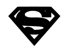 Vinyl Decal Truck Car Sticker Laptop Window  - DC Justice League Superman Logo