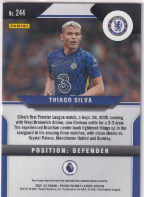 2021-22 Panini Prizm Premier League No. 244 Thiago Silva | eBay UK