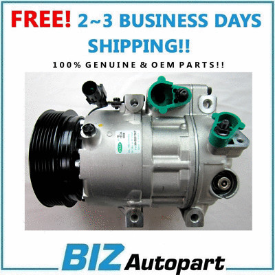 GENUINE A/C COMPRESSOR W/ CLUTCH FOR 07-09 HYUNDAI SANTA FE 3.3L OE# 97701-2B350