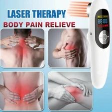 Cold Laser Quantum Therapy for Pain Relief.LLLT.808nm+650nm Laser Medical Device