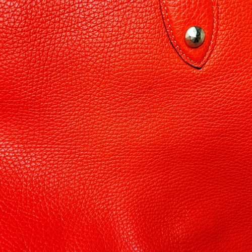 Annabel Ingall Red Pebbled Leather Large Tote Shopper Shoulder Bag - Picture 7 of 21