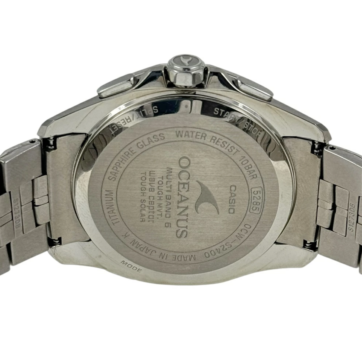 超美品　OCEANUS Manta OCW-S2400-1AJF USED Excellent] CASIO Oceanus Manta Solar OCW-S2400-1AJF