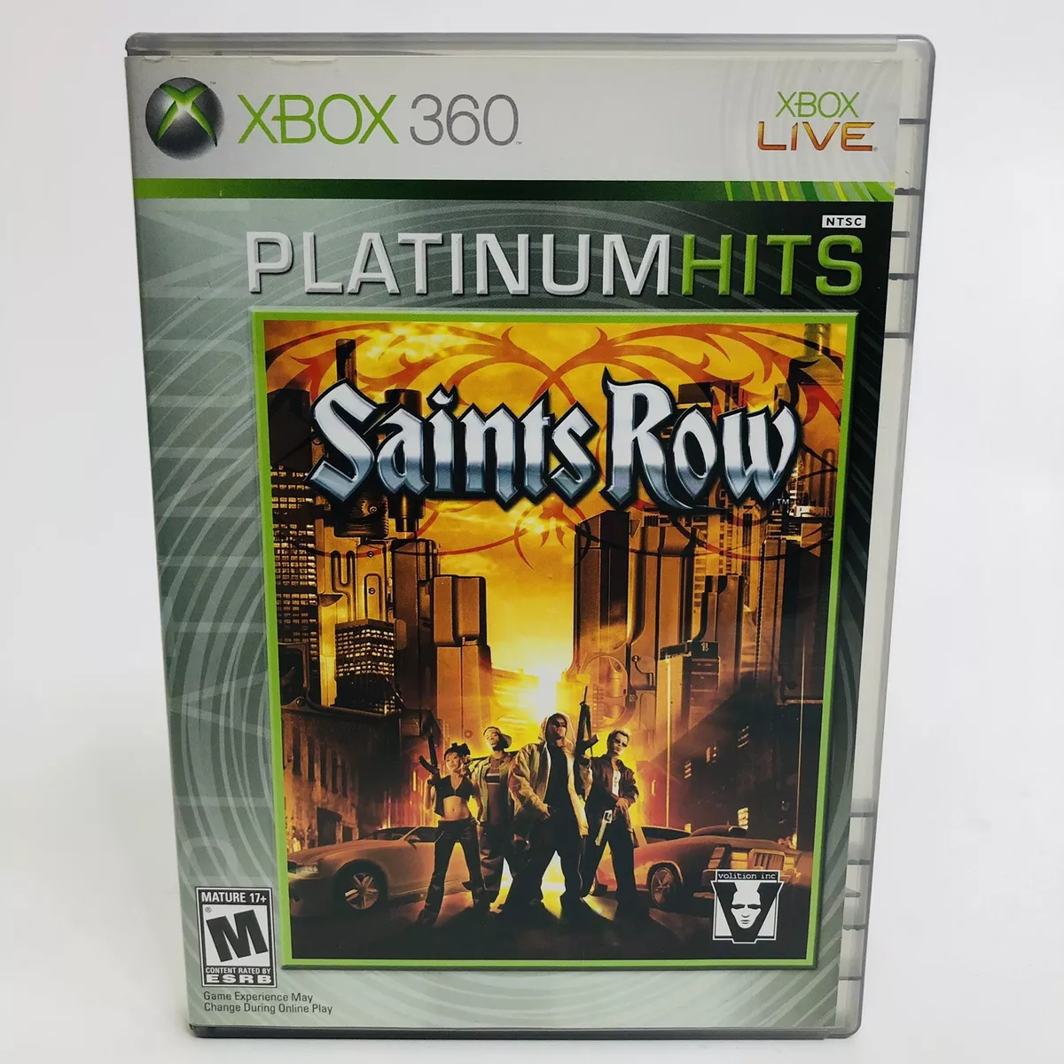 Microsoft Xbox 360 Live Platinum Hits Saints Row 2 Video Game