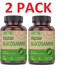 DEVA Vegan Glucosamine 90 Tablets (2 pack)