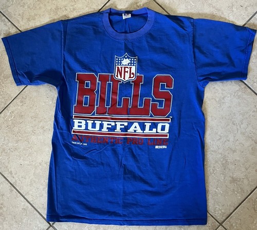 Vintage NFL Buffalo Bills Russell Athletic Blue T-Shirt Sz Large Made in USA - Picture 2 of 8