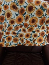 Dog Blanket, Handmade, Sunflowers