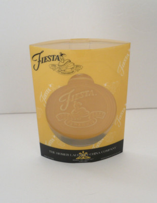 Fiesta Marigold 75th Anniversary Ornament #761 Sealed Pkg