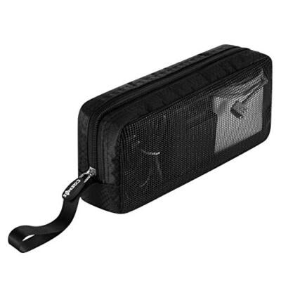  Travel Cable Organizer Case Bag Portable Computer Accessories Zipper Mesh 