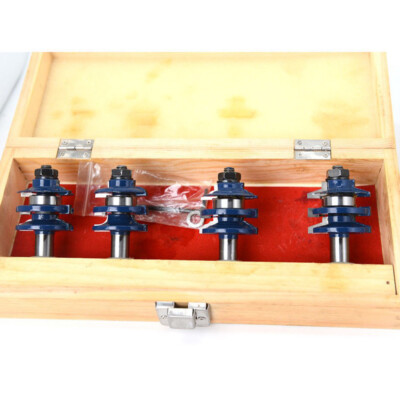 Reversible Door Window Tenon Joint Drill -1/2'' Shank Milling Cutter Wood Cutters