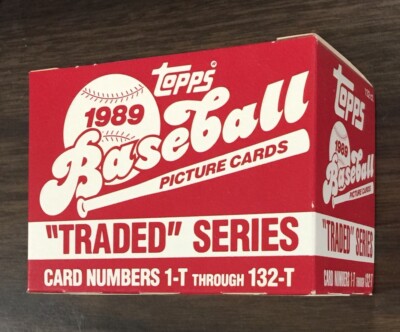 1989 TOPPS TRADED Baseball Factory UNOPEN Set out of case KEN GRIFFEY H7023514