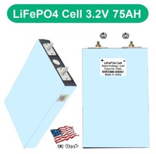 3.2V 75Ah Lithium Iron Phosphate LiFePO4 Rechargeable Battery Prismatic Cell