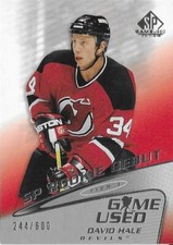 2003-04 SP Game Used DAVID HALE rookie card #70