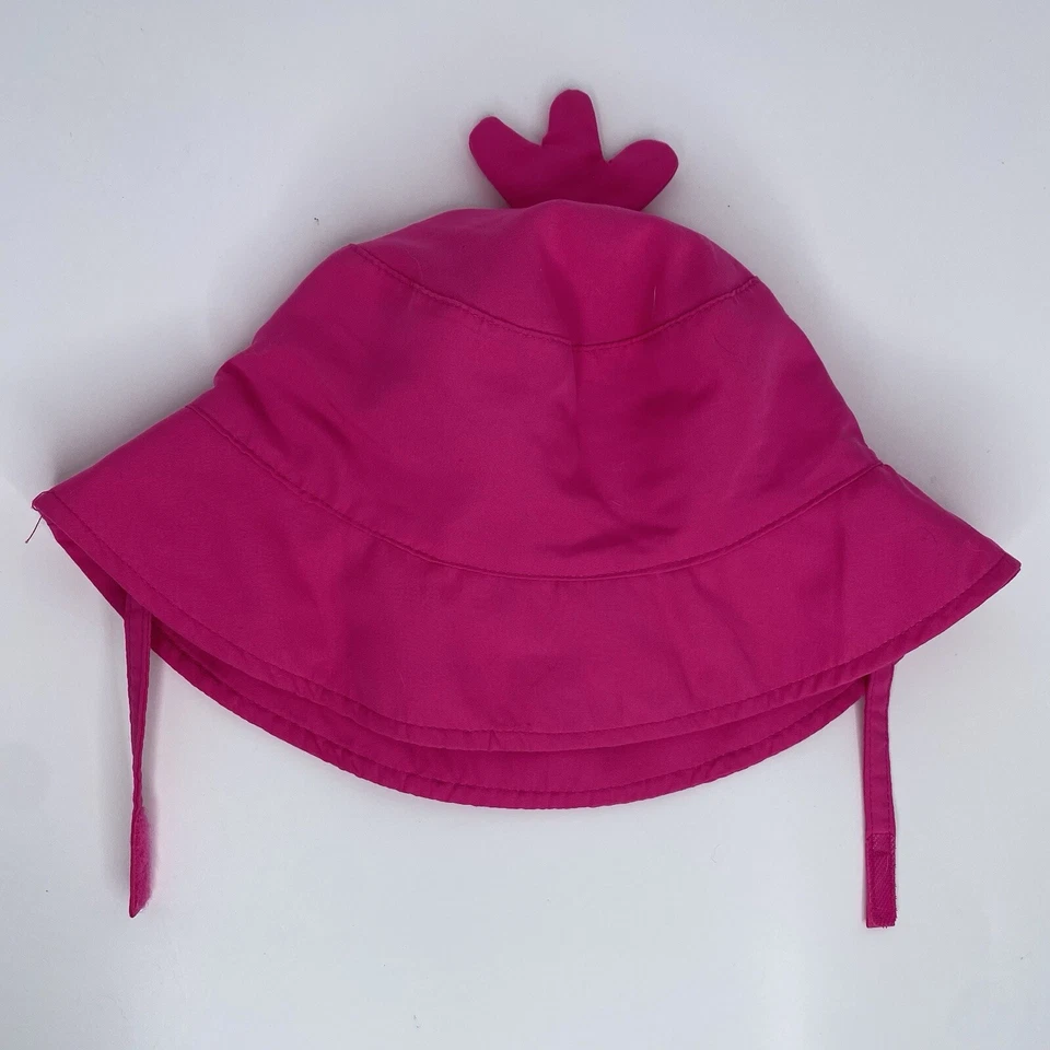 Koala Kids Baby Flamingo Bucket Hat Cap 12-24 Months Sun Beach Pool Swim Pink - Image 2 of 4