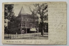Ironton OH Ohio Post Office Vintage Undivided Back Postcard L4