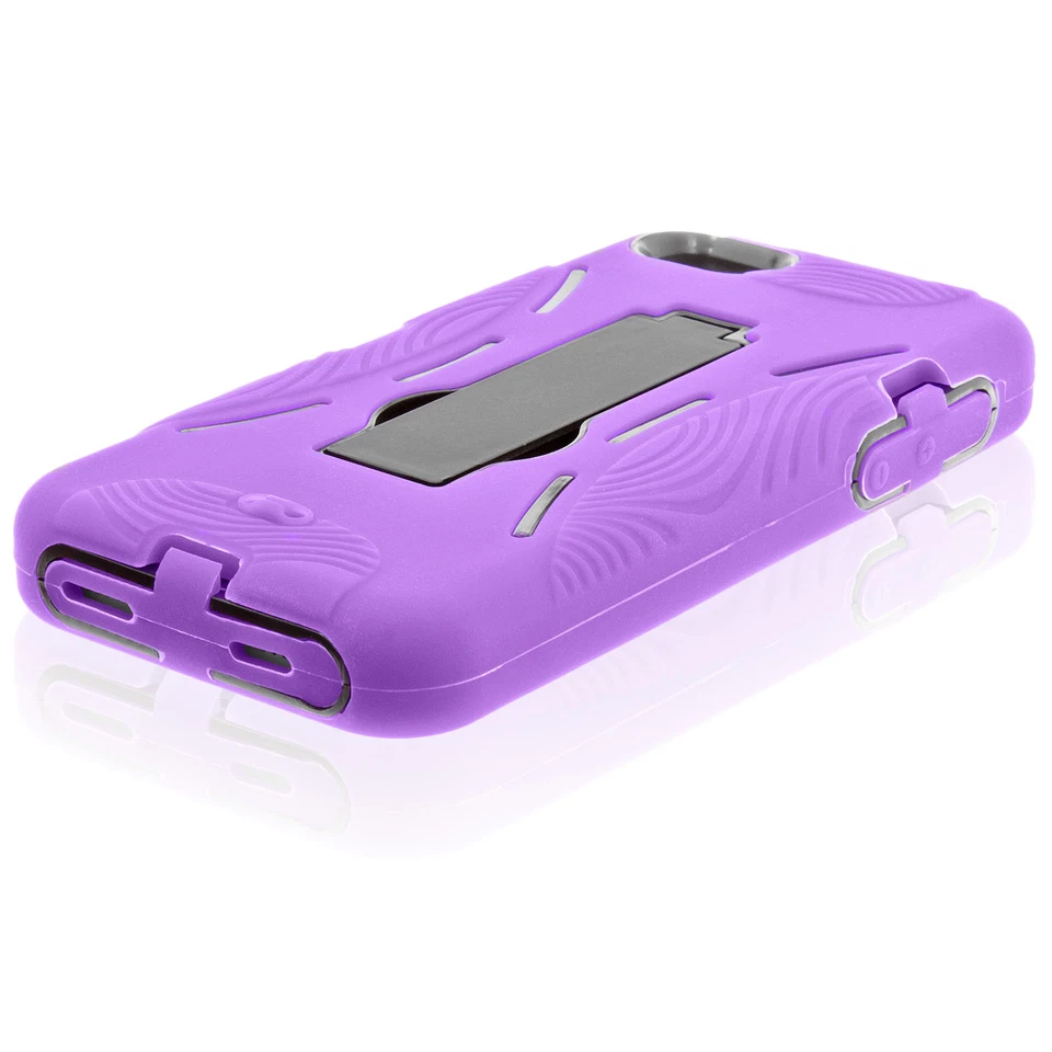 Funda Bumper De Silicona TPU Para Apple iPhone 5 5S Color Violeta - Imagen 4 de 4