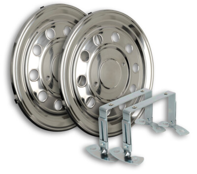 2x Radzierblende 22,5'' gerade passend für Iveco Eurotech Eurostar Radkappen Zoll