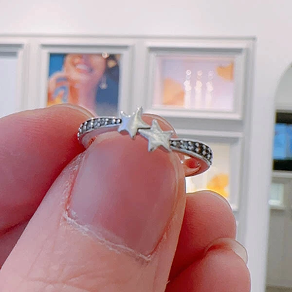 NEW Authentic 100 925 Sterling Silver Shooting Stars Sparkling