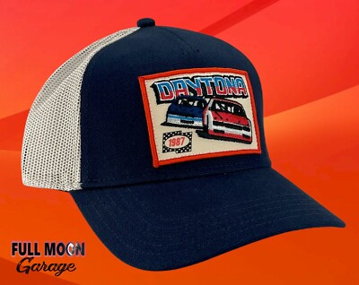 New 1987 Daytona 500 Vintage Retro Men's Snapback Trucker Cap Hat