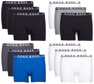 Hugo Boss Herren Boxershorts Unterhosen Boxer Brief Im 3er Pack Ebay