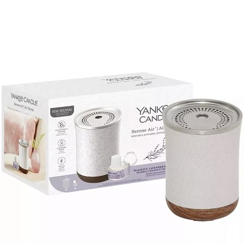 Yankee Candle Serene Air Tragbarer Diffusor - Peaceful Lavender & Sea Salt - Bild 1 von 3