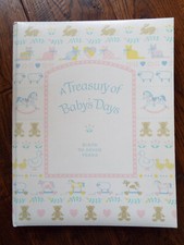 Gibson Baby Record Book A Treasury of Babys Days Birth To 7 Years Vtg 1974