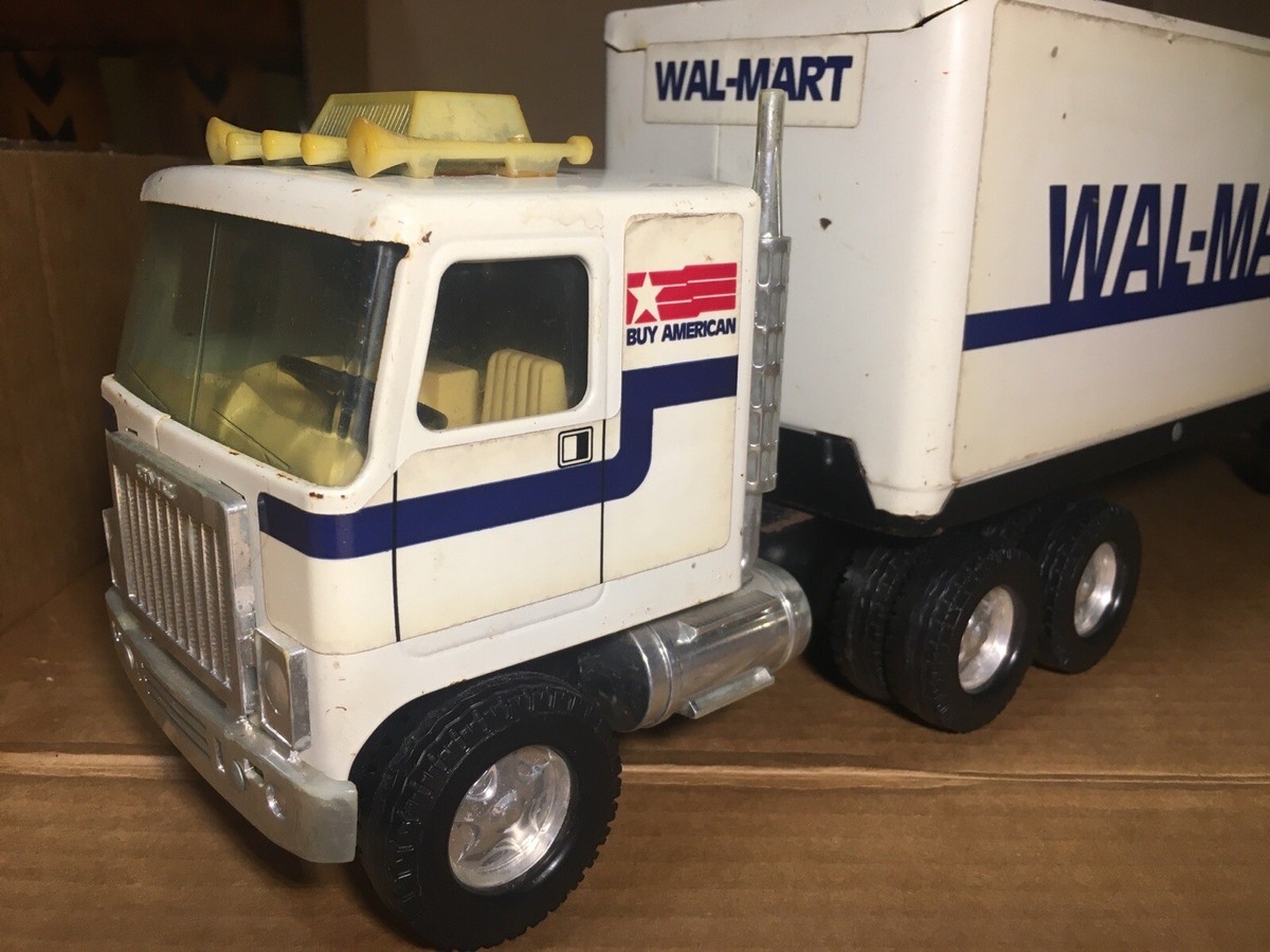 VINTAGE NYLINT CORP. WAL-MART TRUCK GMC 18 WHEELER 1980'S | eBay