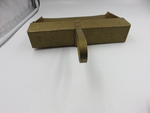 Vintage Gold Tone Heavy Dust Pan 2lb 10x8" - Picture 5 of 9