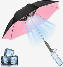 Unisex Black Solid Fashion Style Umbrella
