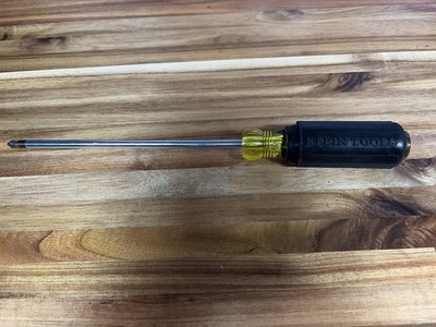 Klein Tools 603-7 Phillips Screwdriver 7'' Round Shank Cushion Grip