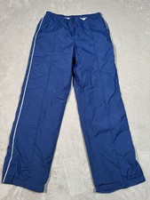 Vintage Y2K 2000s Nike Windbreaker Pants Womens Small Blue