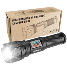 Super Bright 9900000Lumens XHP99 COB LED Flashlight Rechargeable Tactical Light
