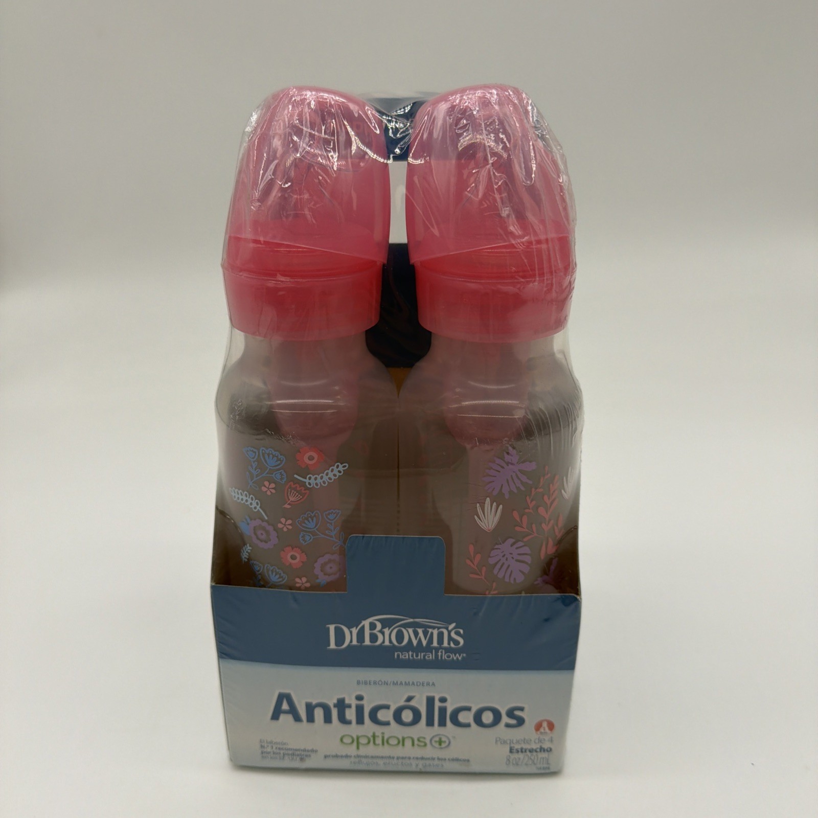 8 Oz Preemie Pink 4 Bottles
