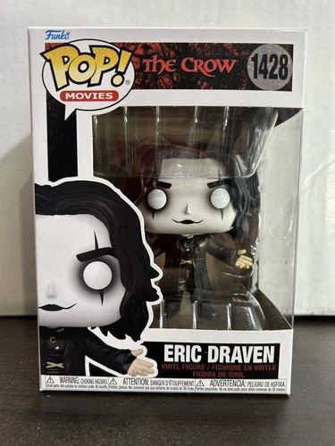 Eric Draven - The Crow - Movies Vaulted Funko Pop 1428 With Protector