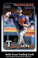 2024 Topps Update Kirby Yates #US302 Texas Rangers MLB Baseball 